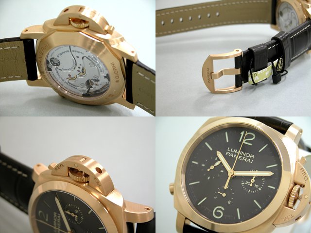 パネライスーパーコピー ルミノール PAM00344 クロノグラフ 44mm 150本限定 ブラック