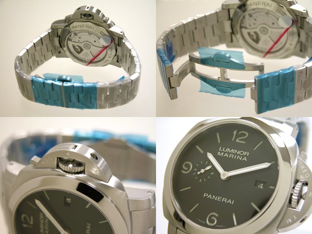 パネライスーパーコピー ルミノール1950マリーナ 3DAYS PAM00328 44mm シースルーバック ブラック