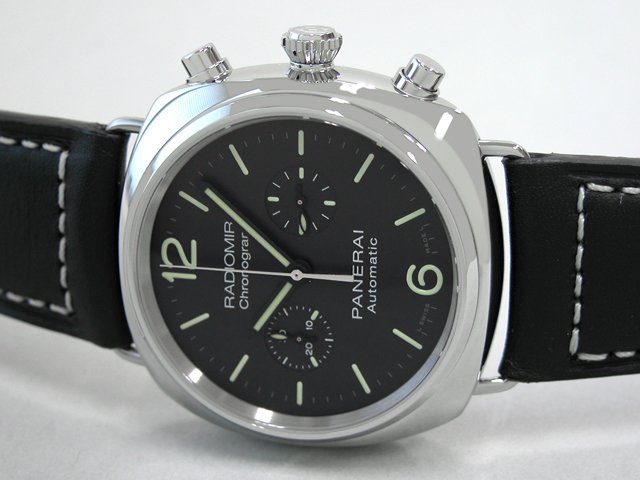 パネライスーパーコピー PANERAI ラジオミール クロノ PAM00369 42mm ブラック 自動巻
