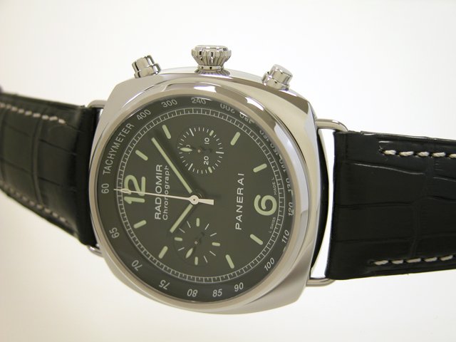 パネライスーパーコピー PANERAI ラジオミール クロノグラフ PAM00288 45mm ブラック