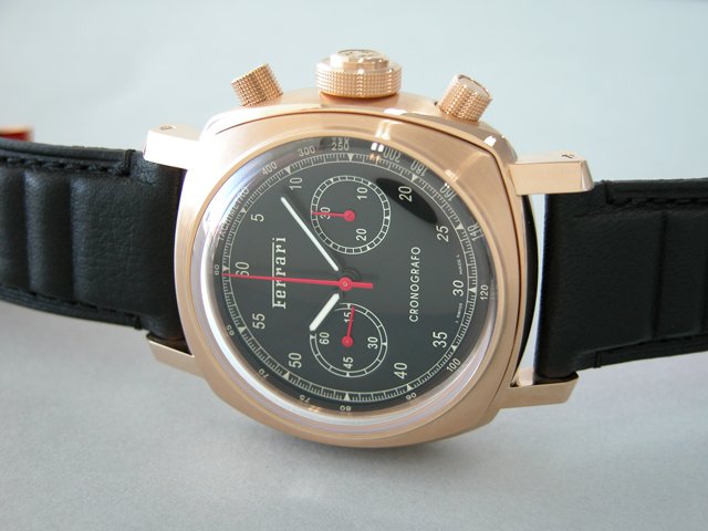 パネライスーパーコピー フェラーリ クロノグラフ FER00024 45mm 世界限定50本 ブラック