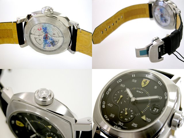 パネライスーパーコピー フェラーリ スクデリア 10デイズ GMT FER00022 45mm ブラック