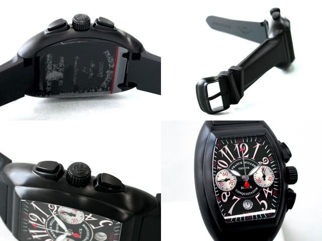 フランク・ミュラースーパーコピー コンキスタドール キング 8005KCC NR AC PVD ブラックラバー ブラック