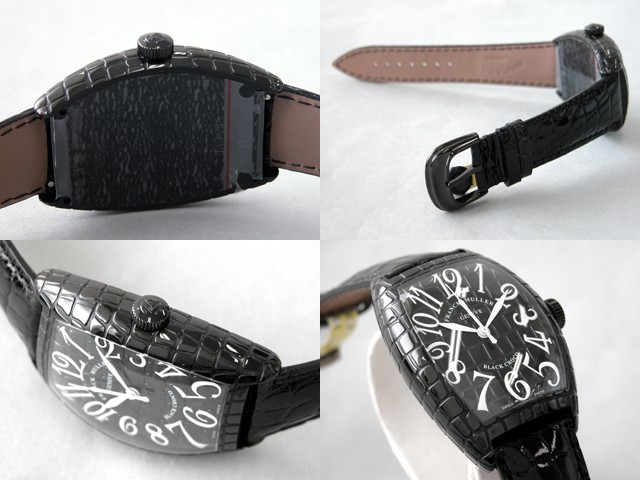 フランク・ミュラースーパーコピー トノーカーベックス ブラック クロコ 8880SC BLK CRO SSPVD加工 黒クロコ皮 ブラック