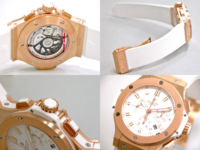 ウブロスーパーコピー ビッグバン エボリューション 301.PE.2180.RW ホワイトラバー ホワイト