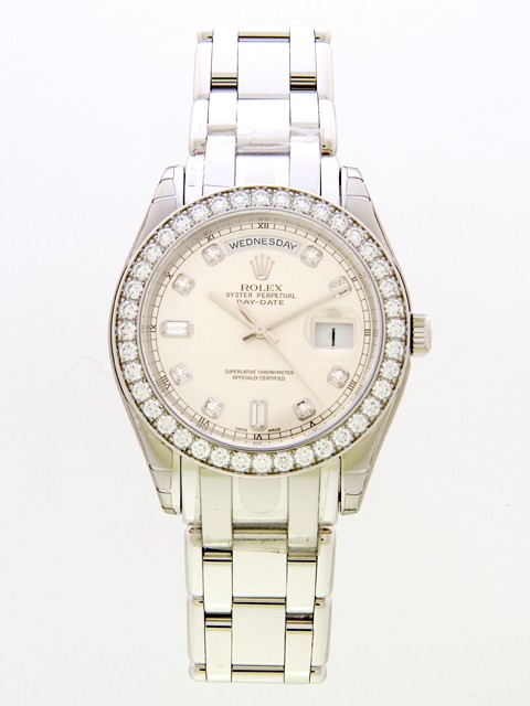 ロレックススーパーコピー ROLEX デイデイト 18946A シルバー 自動巻 メンズ