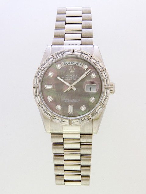 ロレックススーパーコピー ROLEX デイデイト 118366NCA プレジデントブレス ブラックシェル