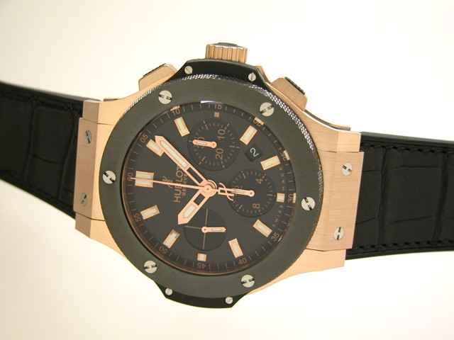 ウブロスーパーコピー ビッグバン 301.PM.1780.GR ベゼルセラミック ブラックラバー ブラック