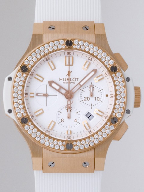 ウブロスーパーコピー ビッグバン エボリューション ダイヤベゼル 301.PE.2180.RW.1104 ホワイト