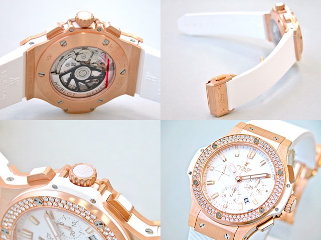 ウブロスーパーコピー ビッグバン エボリューション ダイヤベゼル 301.PE.2180.RW.1104 ホワイト