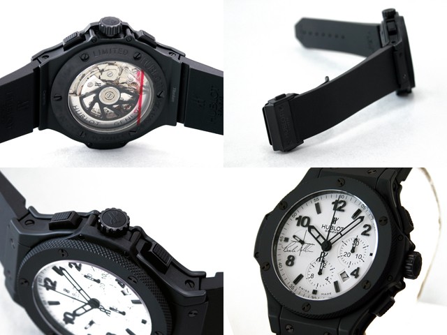 ウブロスーパーコピー ビッグバン 301.CI.2010.RX.BDM09 ブラックラバー 世界限定250本 ホワイト