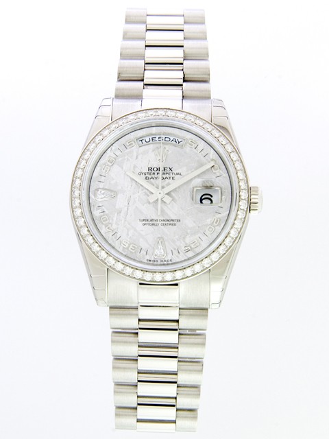 ロレックススーパーコピー ROLEX デイデイト 118346 2B プレジデントブレス メテオライト