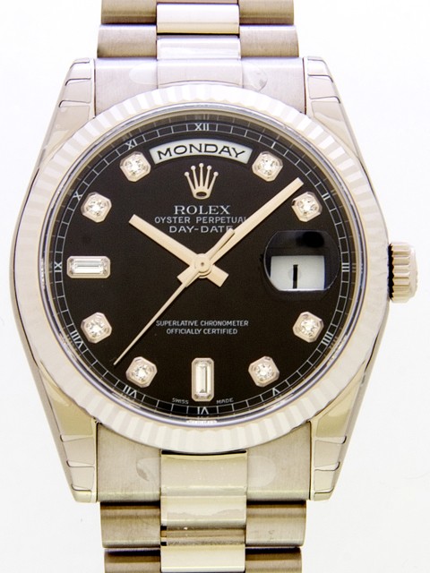 ロレックススーパーコピー ROLEX デイデイト 118239A プレジデントブレス ブラック