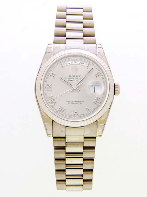 ロレックススーパーコピー ROLEX デイデイト 118239 プレジデントブレス グレーローマ