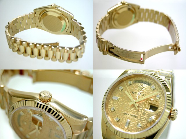 ロレックススーパーコピー ROLEX デイデイト 118238A プレジデントブレス シャンパンコンピューター