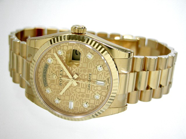 ロレックススーパーコピー ROLEX デイデイト 118238A プレジデントブレス シャンパンコンピューター