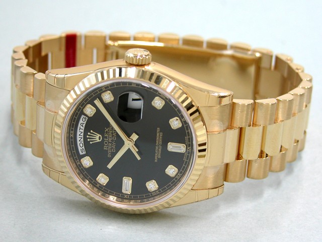 ロレックススーパーコピー ROLEX デイデイト 118238A プレジデントブレス ブラック