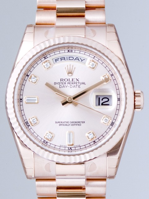 ロレックススーパーコピー ROLEX デイデイト 118235FA プレジデントブレス ピンク