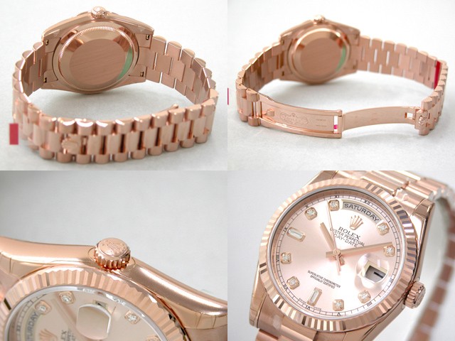 ロレックススーパーコピー ROLEX デイデイト 118235FA プレジデントブレス ピンク