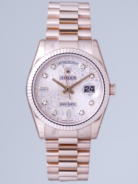 ロレックススーパーコピー ROLEX デイデイト 118235FA プレジデントブレス ピンクコンピューター