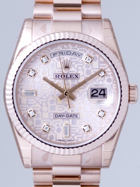 ロレックススーパーコピー ROLEX デイデイト 118235FA プレジデントブレス ピンクコンピューター