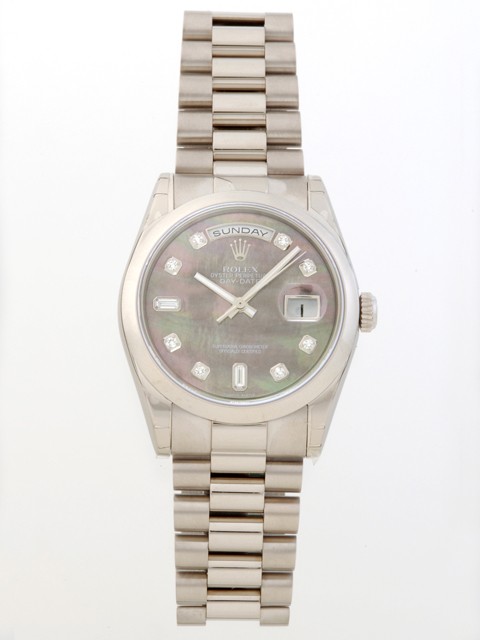 ロレックススーパーコピー ROLEX デイデイト 118209NCA プレジデントブレス ブラックシェル