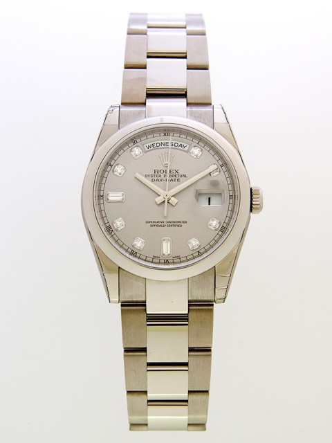 ロレックススーパーコピー ROLEX デイデイト 118209A オイスターブレス グレー