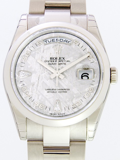 ロレックススーパーコピー ROLEX デイデイト 118209 2B オイスターブレス メテオライト