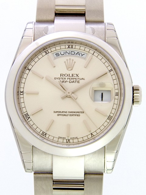 ロレックススーパーコピー ROLEX デイデイト 118209 オイスターブレス シルバー 自動巻