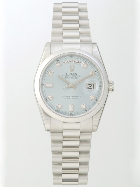 ロレックススーパーコピー ROLEX デイデイト 118206A プレジデントブレス アイスブルー