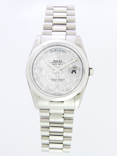 ロレックススーパーコピー ROLEX デイデイト 118206 2B プレジデントブレス メテオライト
