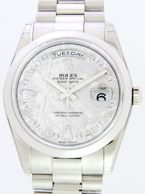 ロレックススーパーコピー ROLEX デイデイト 118206 2B プレジデントブレス メテオライト