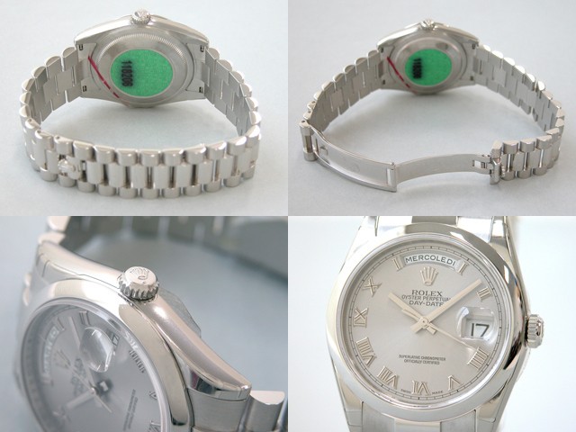 ロレックススーパーコピー ROLEX デイデイト 118206 プレジデントブレス グレーローマ