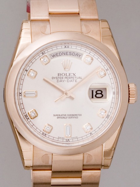 ロレックススーパーコピー ROLEX デイデイト 118205FA オイスターブレス ピンク