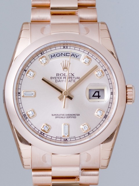 ロレックススーパーコピー ROLEX デイデイト 118205FA プレジデントブレス ピンク