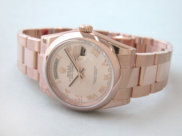 ロレックススーパーコピー ROLEX デイデイト 118205F オイスターブレス ピンクローマ