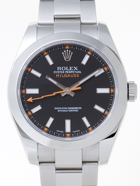 ロレックススーパーコピー ROLEX パーペチュアル ミルガウス 116400 ブラック