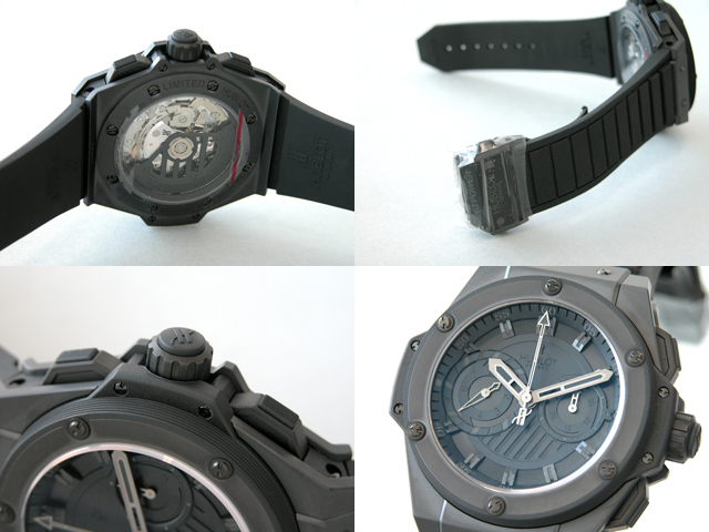 ウブロスーパーコピー キングパワー フドロワイアント オールブラック 715.CI.1110.RX ブラックラバー ブラック