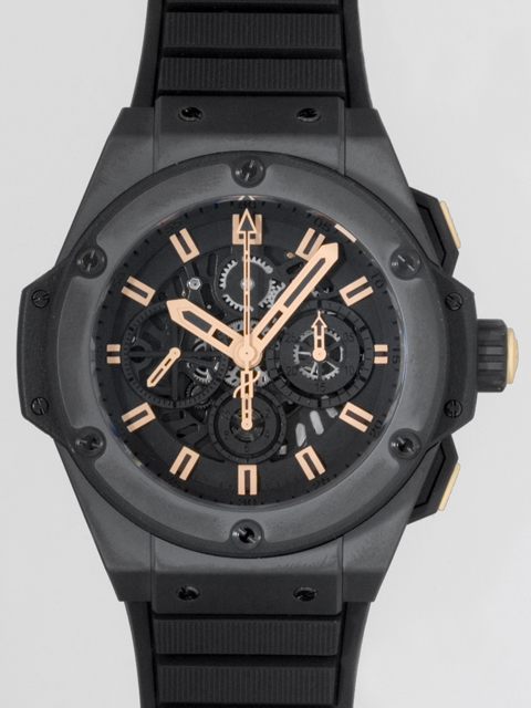 ウブロスーパーコピー キングパワー バルハーバー 710.CI.1190.GR.BHM10 世界限定25本 ブラックスケルトン