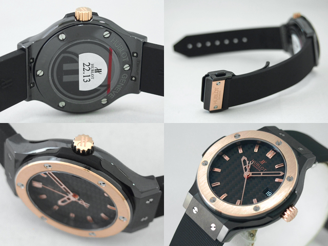 ウブロスーパーコピー クラシック・フュージョン セラミック キングゴールド 561.CP.1780.RX 38mm ラバー ブラックカーボン