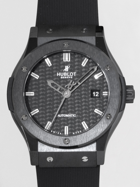 ウブロスーパーコピー クラシック・フュージョン ブラックマジック 542.CM.1770.RX 42mm ラバー ブラックカーボン