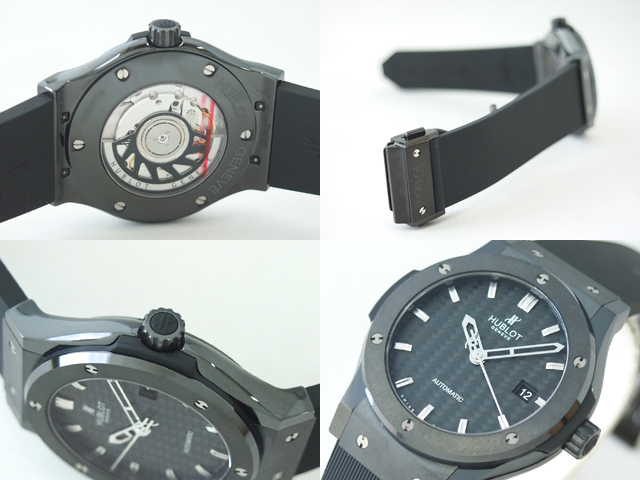 ウブロスーパーコピー クラシック・フュージョン ブラックマジック 542.CM.1770.RX 42mm ラバー ブラックカーボン