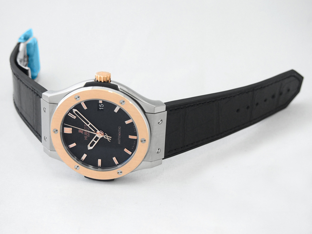 ウブロスーパーコピー クラシック・フュージョン ジルコニウム キングゴールド 511. P.1180.LR 45mm アリゲーター/ラバー ブラック