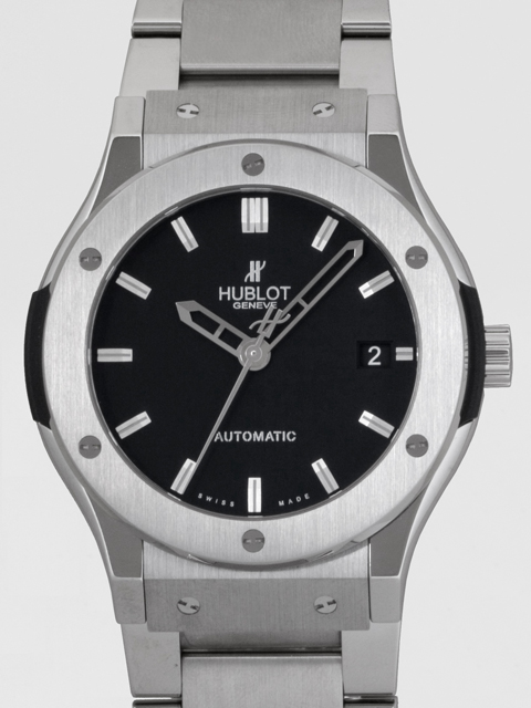 ウブロスーパーコピー クラシック・フュージョン チタニウム 511.NX.1170.NX 45mm ブレスレット ブラック