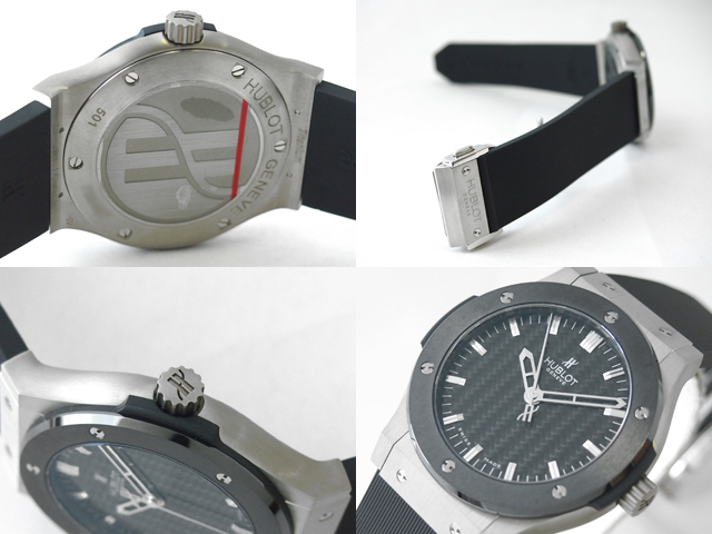 ウブロスーパーコピー クラシック・フュージョン 501. M.1670.RX 45mm ラバー ブラックカーボン