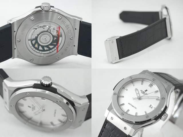 ウブロスーパーコピー クラシック・フュージョン チタニウム オパーリン 511.NX.2610.LR 45mm アリゲーター/ラバー シルバー