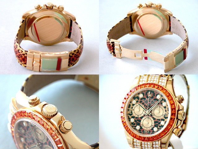 ロレックススーパーコピー ROLEX デイトナ 116598SACO レパード ヒョウ柄