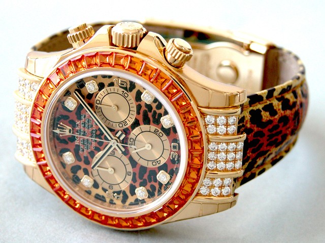 ロレックススーパーコピー ROLEX デイトナ 116598SACO レパード ヒョウ柄