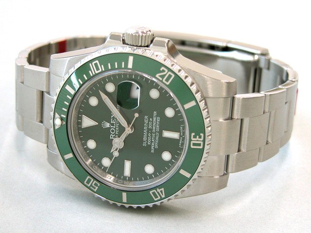 ロレックススーパーコピー ROLEX 新型　サブマリーナ 116610LV デイト グリーン