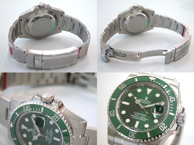 ロレックススーパーコピー ROLEX 新型　サブマリーナ 116610LV デイト グリーン